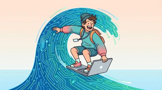 Advice to CS Students in 2026 cartoon illustration