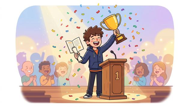 Final Presentation cartoon illustration