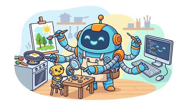 AI Does Far More Than Write Your Code cartoon illustration