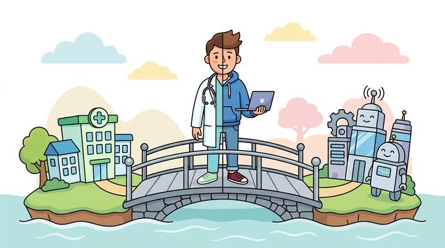 Medical Technology Students: Don&rsquo;t Waste Your Cross-Domain Advantage cartoon illustration